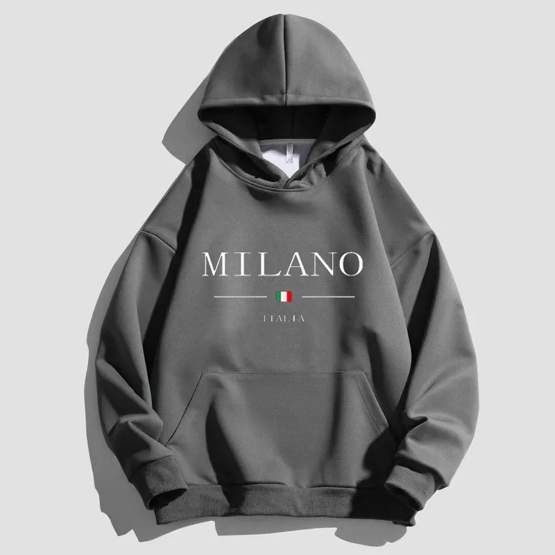 2024 Luxury Brand Fashion Streetwear Tops Graphic Winter Autumn Men\'s Womens Hoodie Letter Street Hip-hop Leisure Loose Pullover