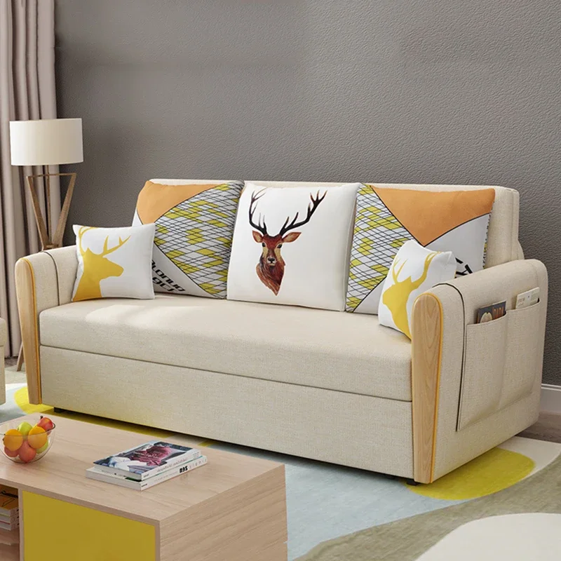 

Storage Unique Couches Simple Square Foam Home Foldable Sofa Bed Living Room Modern Designer Divano Moderno Home Furniture