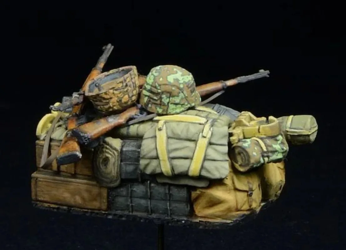 

Масштаб 1/35, комплект для сборки модели из смолы, аварийный комплект для TRANSPORT RICKSHAW, миниатюрный гаражный комплект для хобби времен Второй мировой войны, в разобранном виде и неокрашенный