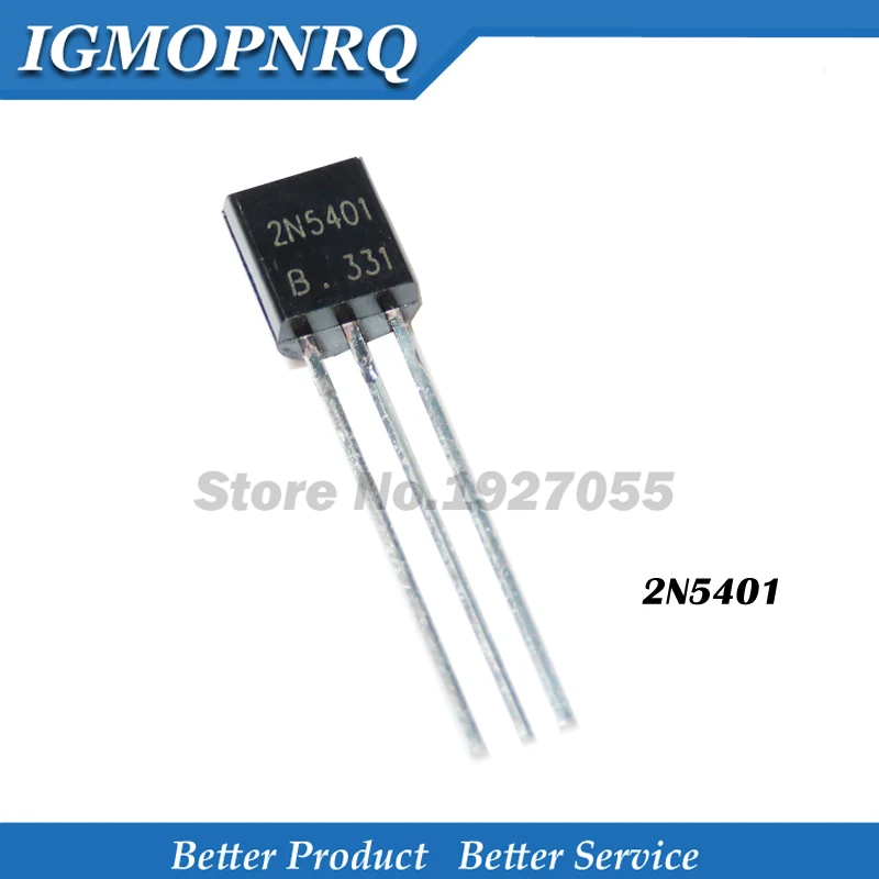 100PCS 2N5401 TO-92 5401 TO92 2N5551 5551 PNP power transistor NEW