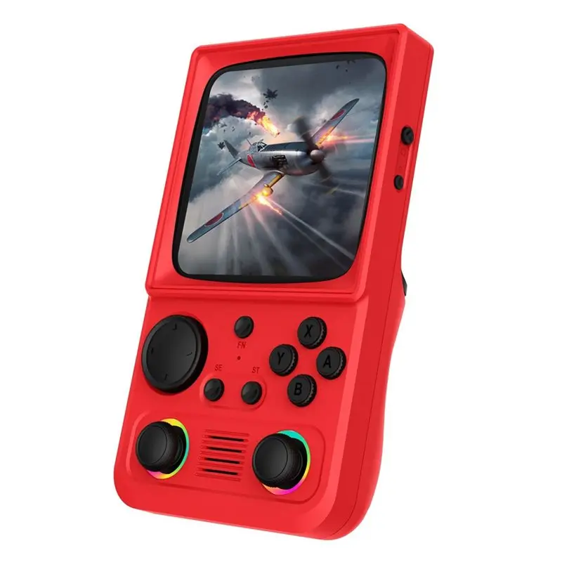 

AS95-Retro Handheld Game Console R36T MAX 4Inch Portable Wifi Pocket Video Player Emuelec System Supports 25+ Emulators
