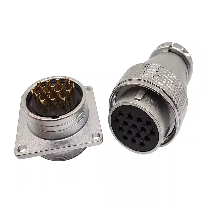 PLS28 P28-2/3/4/5/7/8/10/12/16/17/20/24/26 Pin Aviation Plug Connector WS28 Male Female Connector Plug Socket