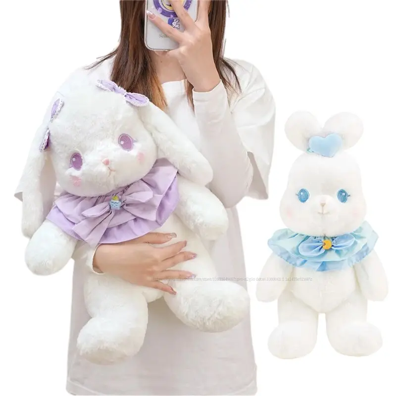 

Kawaii Rabbit Bear Doll Kids Plush Soft Toys Lolita Styles Bunny Doll Stuffed Cute Animal Pillow Children Girls Birthday Gift