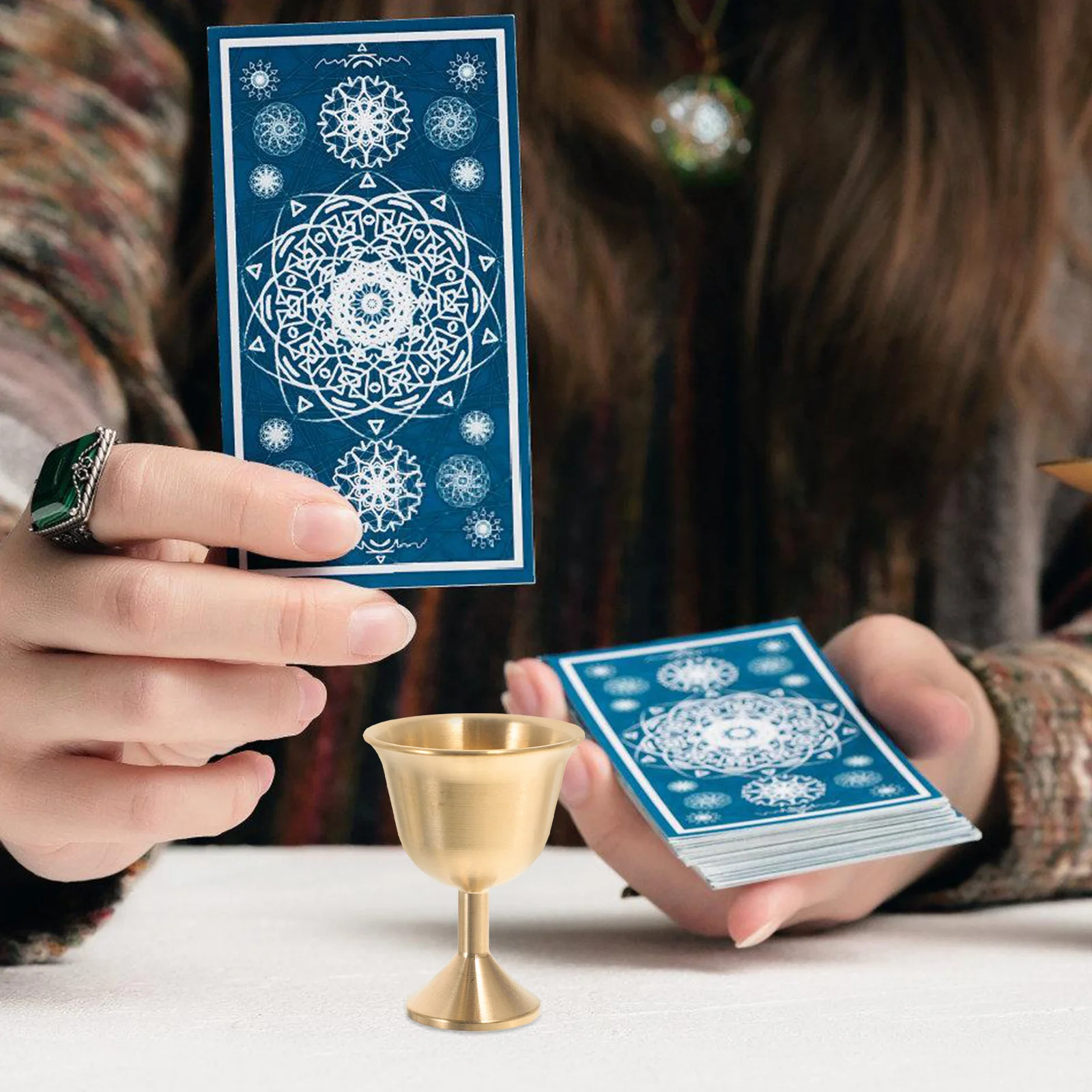 

Brass Liquor Cup Holy Water Offering Vessel For Buddhist Worship Temple Decor Metal Goblet Exquisite Desktop Buddhism Cup