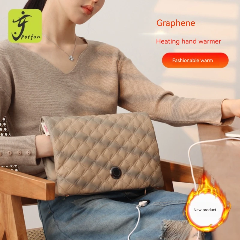 Winter New Cover Electric Warmth Hand Warmth Back Home Graphene Warmth Hand Warmth Antifreeze Warm Hand Bag