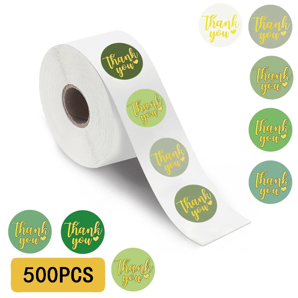 สติกเกอร์ขอบคุณ 500 ชิ้น สไตล์ย้อนยุค สำหรับตกแต่งสมุดภาพ งานกราฟฟิตี กาแฟ สเก็ตบอร์ด ปรับแต่งได้ สไตล์เรโทร กราฟฟิตี มอเตอร์ไซค์ ผนัง บาร์