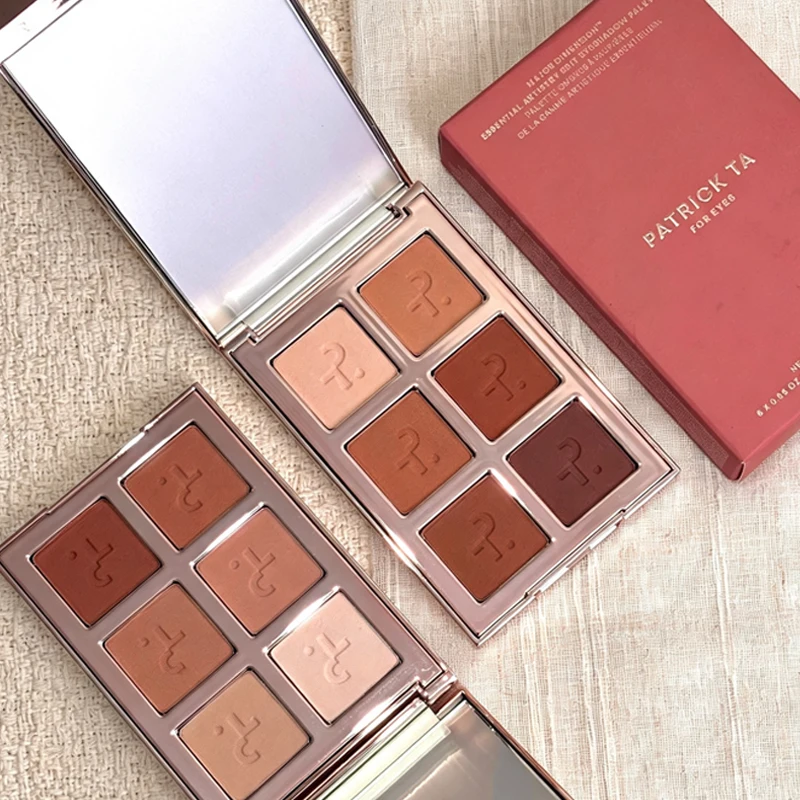 Patrick Matte 6-color Eyeshadow Palette Earth Color Waterproof Makeup Double Take Creme & Powder Blush TA Face Cosmetics Blusher
