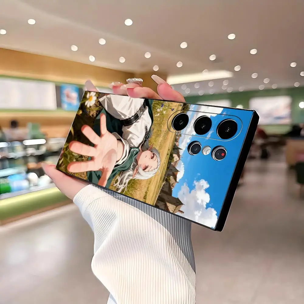 Hot Anime Mushoku Tensei Phone Case For Samsung Galaxy S26 S25 S24 S23 S22 S21 Plus Ultra Fold A Soft Black
