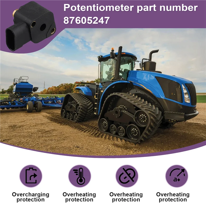 

НОВЫЙ-датчик положения потенциометра инженерного оборудования 87605247 для трактора Fiat New Holland TM TL70 TL80 TL90