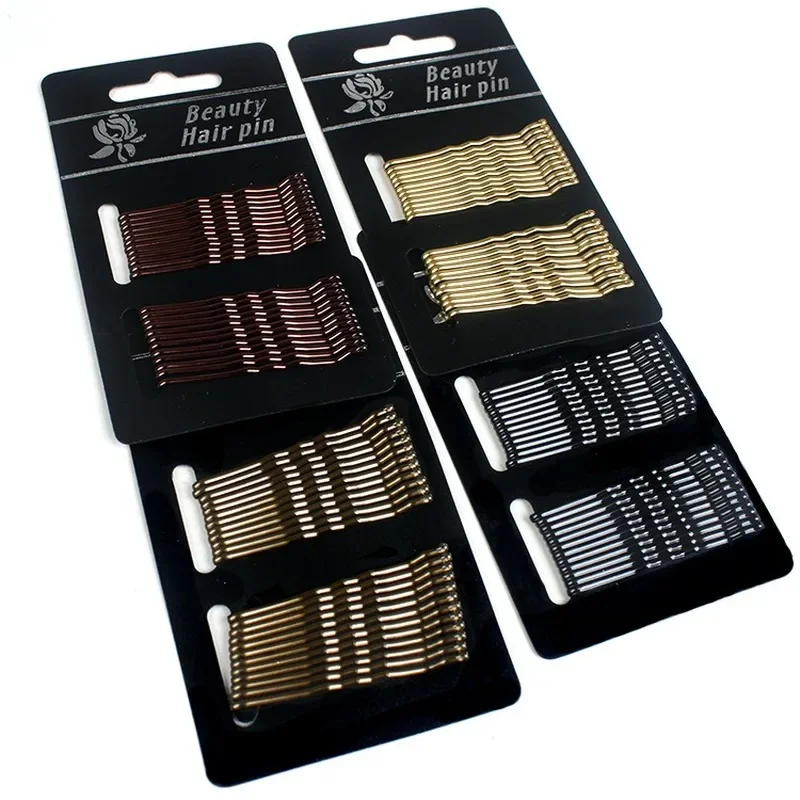 24 Pcs/set Hair Clip Ladies Hairpins Girls Hairpin Curly Wavy Grips Hairstyle Hairpins Women Bobby Pins Styling Hair Accessories