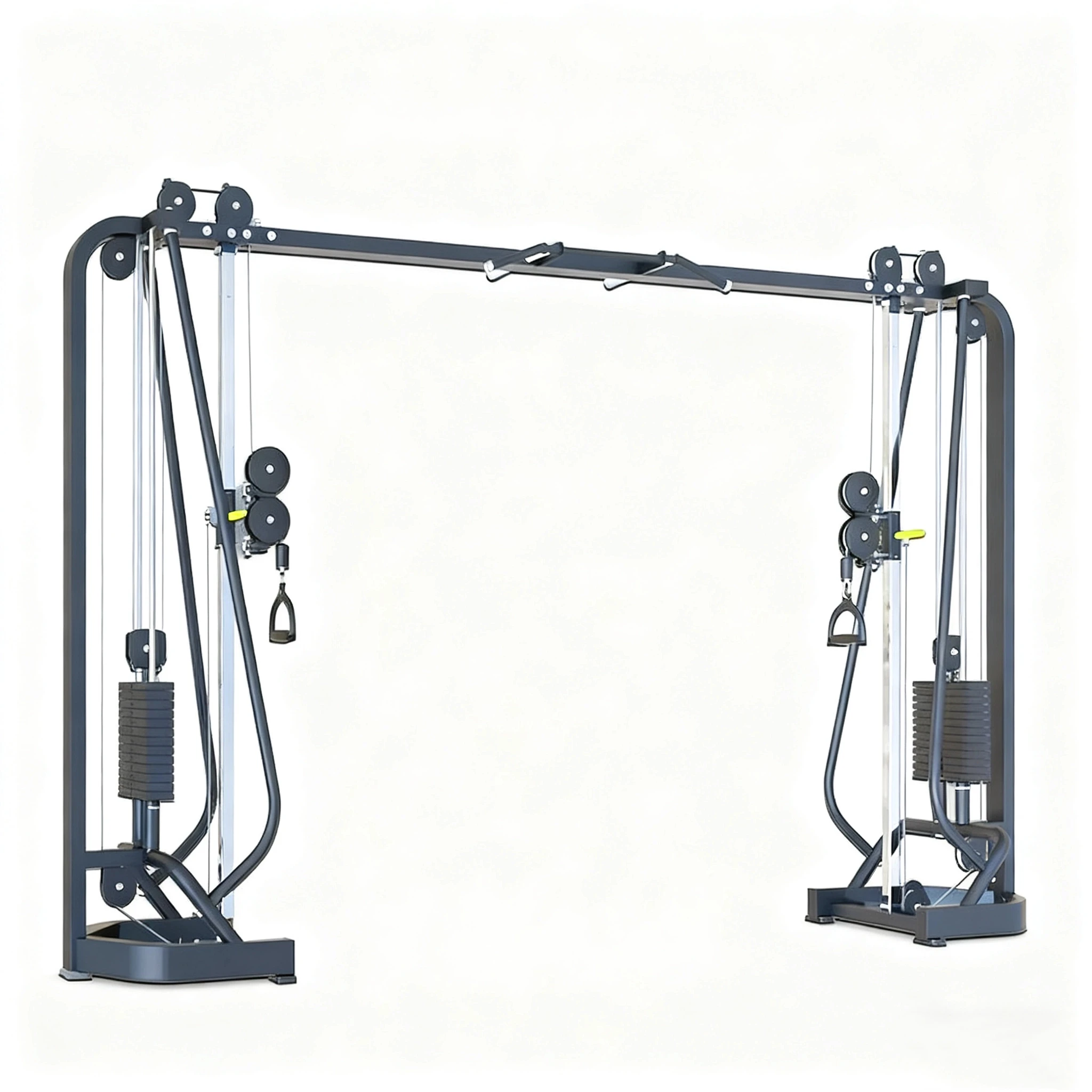 Commercial double line crossover machine - multi-functional big bird gym trainer