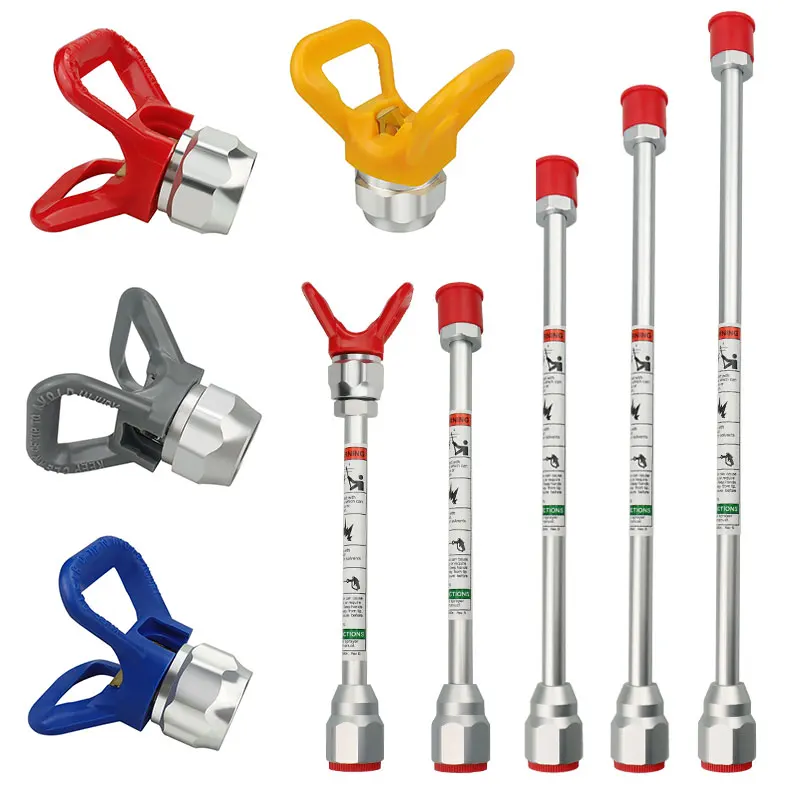 Airless Paint Sprayer Gun Base Tip Extension Rod Pistolas de Pintura por Pulverização Pólo para Jardim Máquina de Pulverização de Carro 20 cm 25 cm 40 cm 50cm