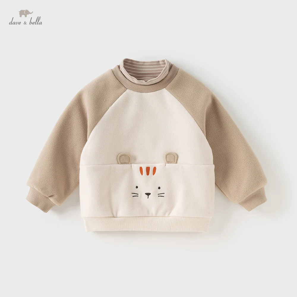 

Dave Bella Autumn Winter Children's Hoodie Pullover Boys Sweatshit Top Cute Cartoon Baby Long Sleeved Clothes Party DB4254269