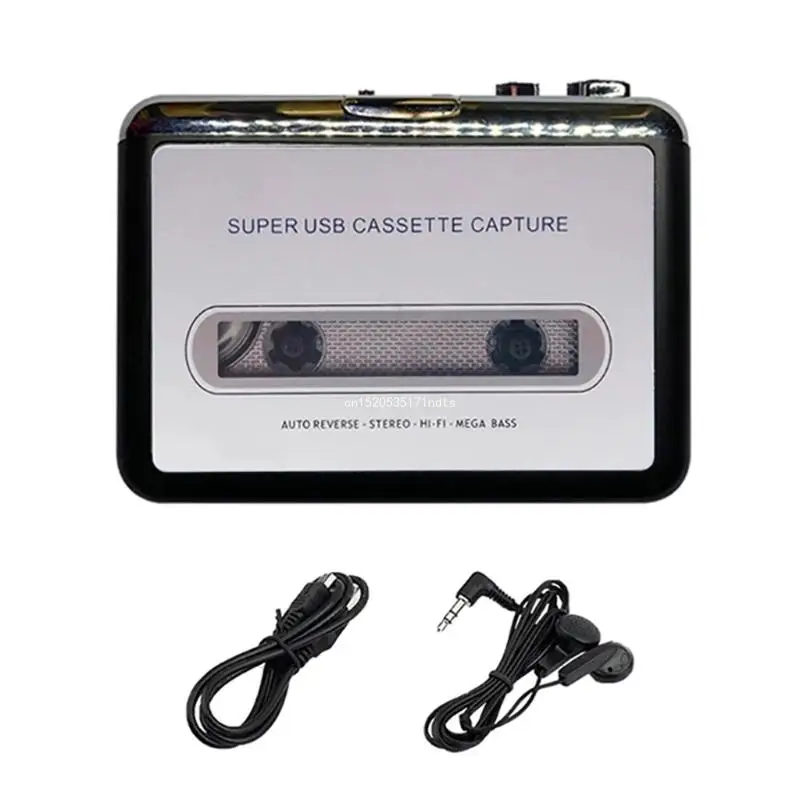 Cassette Tape Player Cassette to MP3 Converter Stereo Cassette Player Dropship