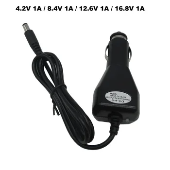 4.2V 8.4V 12.6V 16.8V 1A 1000MA Ładowarka litowa DC 1S 2S 3S 4S Li-ion Lipo Radio Głośnik Ładowarka samochodowa Adapter 5.5*2.1MM