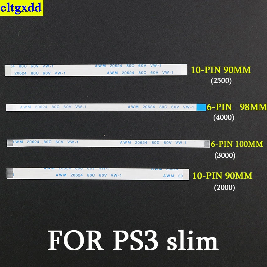 コントローラー用の柔軟なリボンケーブル,タッチパッド,電源,ps2,ps3,ps4,ps5,超薄型,6, 10, 12, 14, 16, 18ピン,v1.0,2.0 3.0、5個