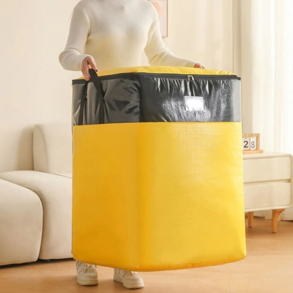 Large Capacity Moving Package Bag Durable Waterproof Luggage Packing Bag Dustproof Multifunctional Clothes Quilt Storage Bag view 3
