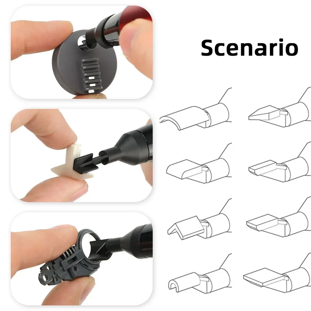 DSPIAE ES-A Cordless Electric Sander Replaceable Sanding Heads/Papers (Optional Buy) Reciprocating Grinding Pen for Model Craft