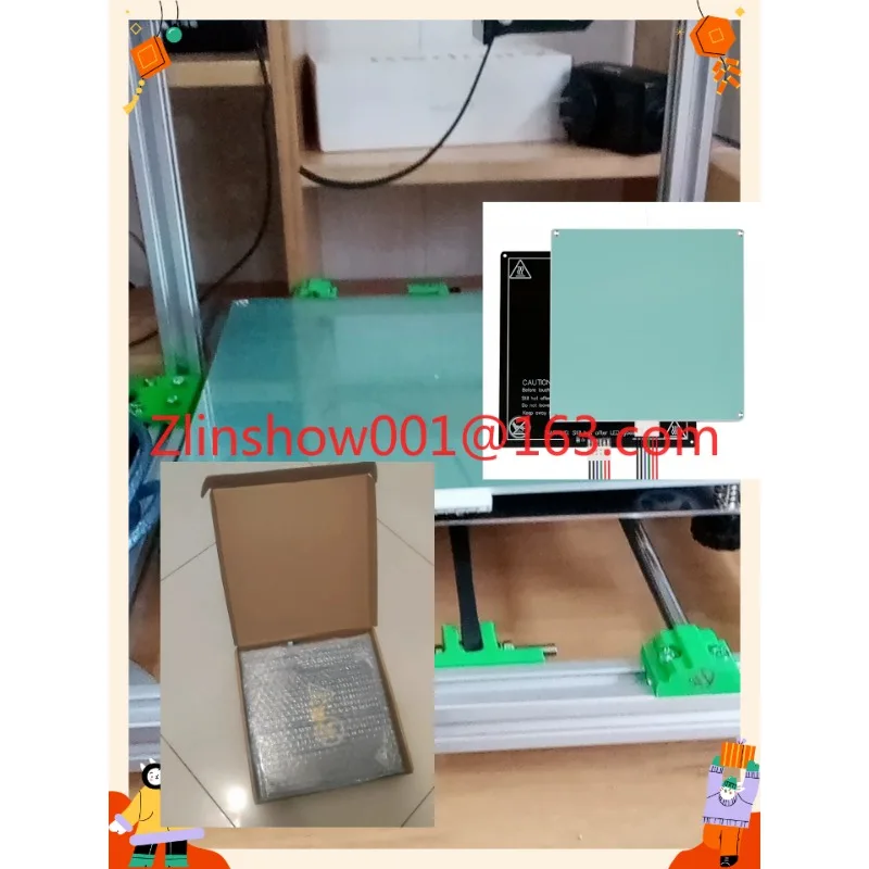 3D printer aluminum substrate hot bed mk3 heating printing platform reprap upgrade aluminum plate accessories thickness 3mm