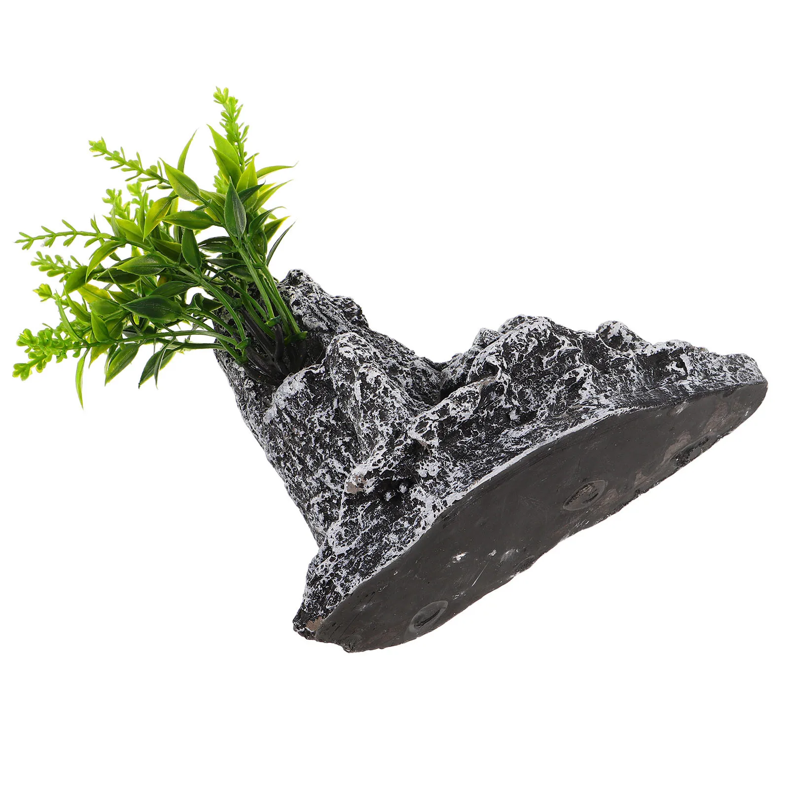 

Aquarium Rock Mountain Decor Lifelike Fish Tank Landscaping Stone Ornament Miniature Desktop Decoration Aquarium Landscape Stone
