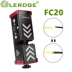 LERDGE 3D Filament Connector Fast Welding Splicer FC20 All Metal for 1.75mm PLA/ABS/PETG/PA/PC Spools 3D Printing Accessories