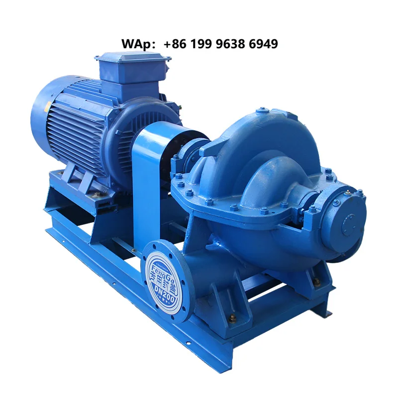 HRZL Os Type Horizontal Centrifugal  Pump High Flow Rate Double Suction Pump Wastewater Treatment Agricultural Irrigation
