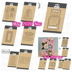 May 2026 New Creative Time Fairy Special Delivery Party Banner Metal Cutting Dies and Stamps for DIY Scrapbook Card Craft Molds