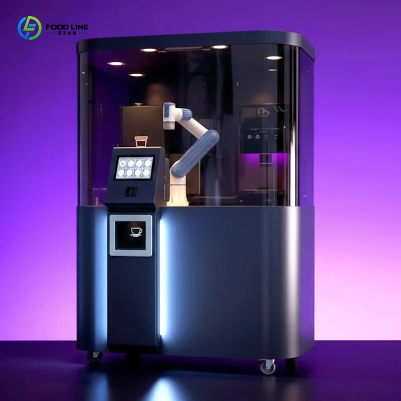 Customized Fully Automatic Collaborative Robot 24 Hour Online Customization Coffee Vending Machine Robot
