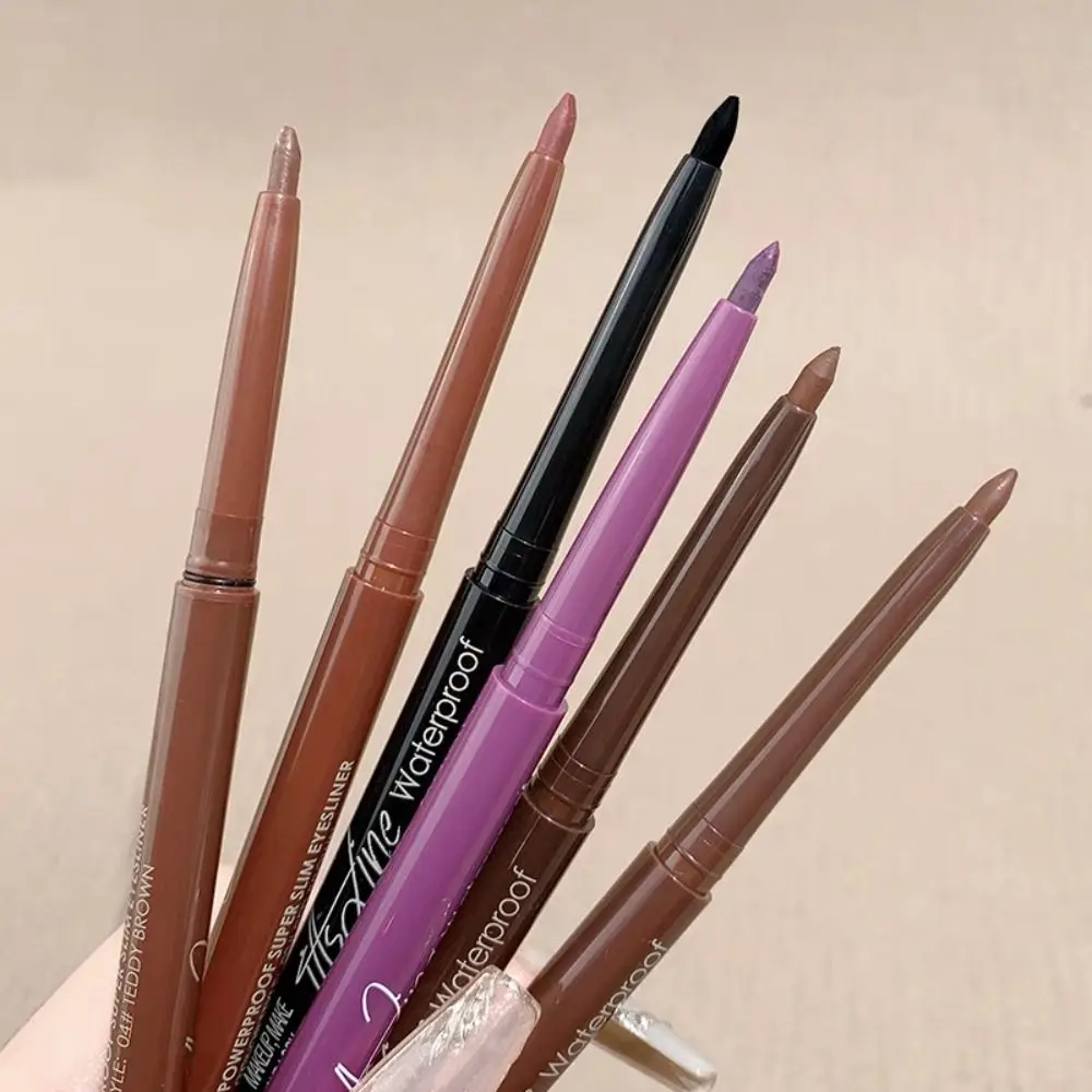 Face Drawing with Sharpener Cosmetics Eyeliner Pen Lying Silkworm Pencil Eyeliner Gel Pencil Eye Liner Gel Pen Eye Makeup Tool