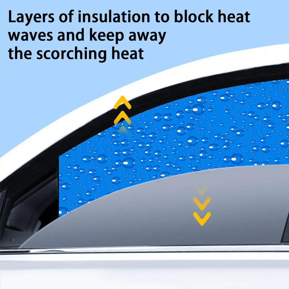 Efficient Side Sun Visor Easy Installation Car Sunshade Retractable Car Sun Shade Side Window Curtain Sun Protection