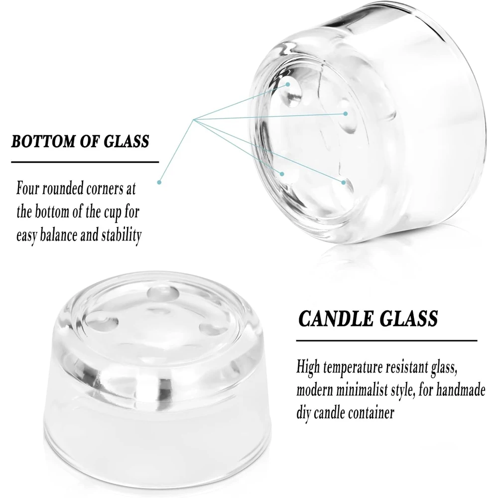 Clear Glass Tealight Candle Holders,Use for Weddings Parties Dinner,Wedding Centerpieces and Home Decor 1 x 2 Inches