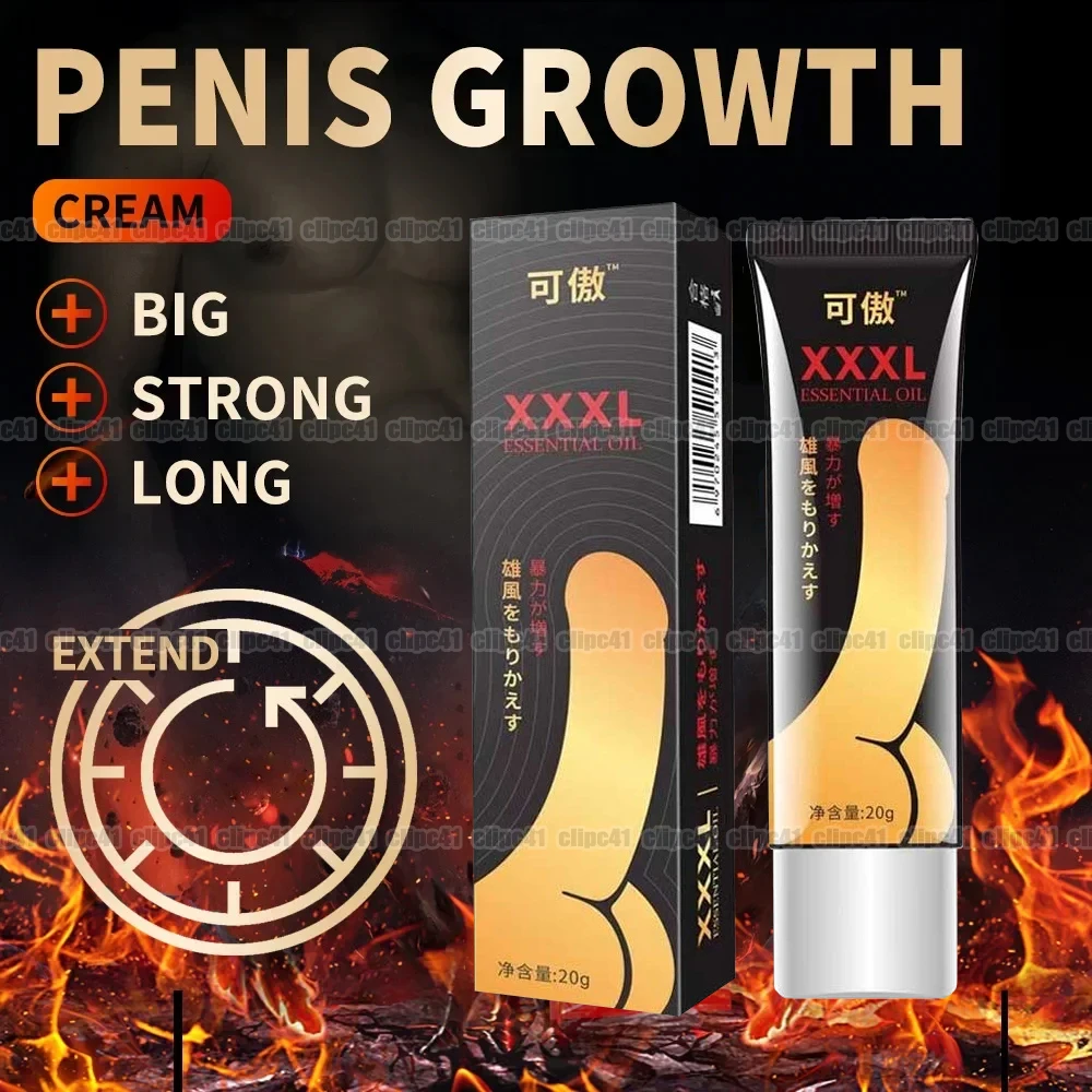 كريم تكبير القضيب الأكبر للرجال تكبير القضيب ينمو سمكا أقوى جل تكبير رائع 20 جرام للبالغين المنتجات