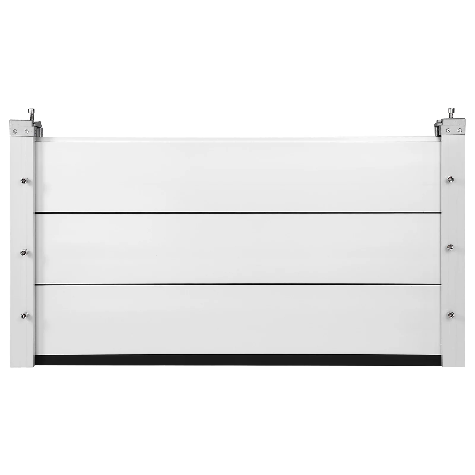 Aluminiowa, odłączana, wielokrotnego użytku bariera przeciwprzepływowa 48,03x23,62 cala, modułowa konstrukcja, bariera powodziowa do drzwi garażowych, domu, piwnicy.