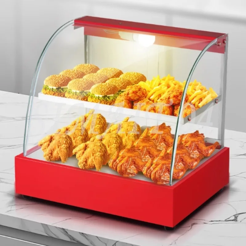 

Restaurant Countertop Electric Food Warmer Showcase Pie Warmer Display Food Heater Showcase