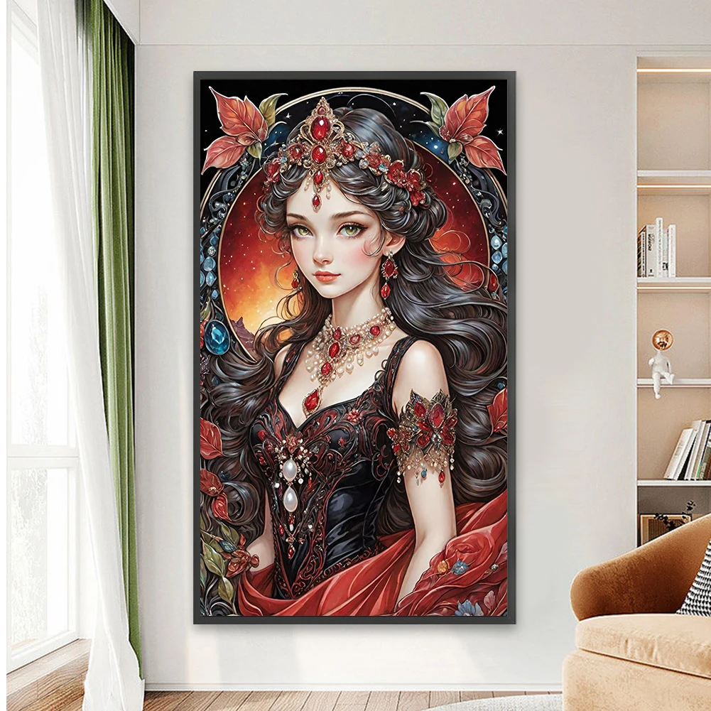 5D fai da te trapano rotondo completo pittura diamante ragazza kit decorazioni per la casa arte artigianale 40x70 cm pittura diamante decorazione della casa regalo di capodanno