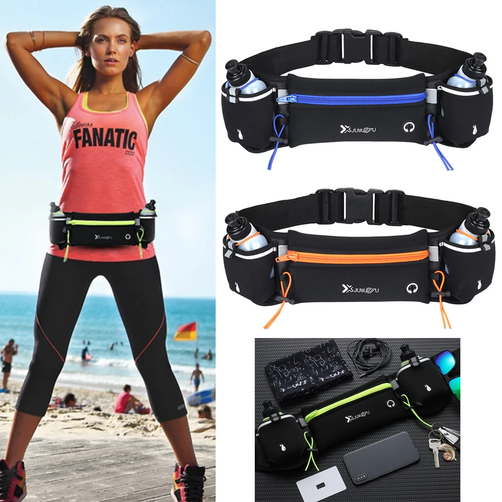 2023 New Unisex Belt Bags Multiple Pockets 2023 New Unisex Waist Pouch for Men's&Women's Fashion Outdoor Fanny Pack with Bottles