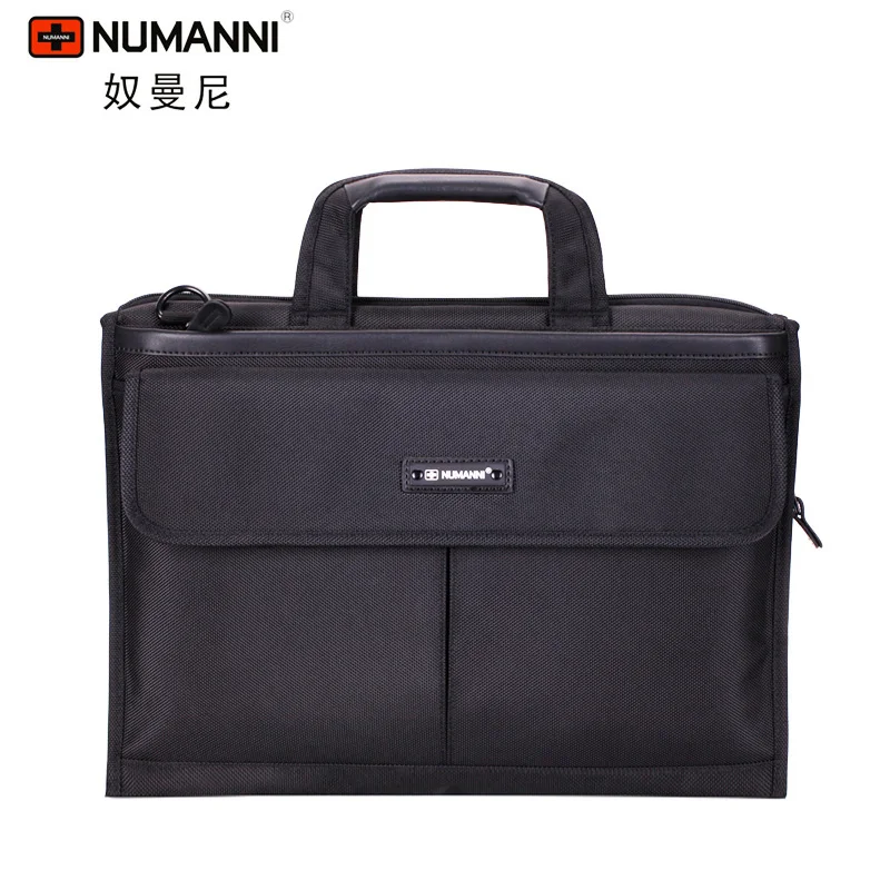 

Original Numanni Business One shoulder straddle document bag for men Large capacity laptop bag for men Oxford cloth bag