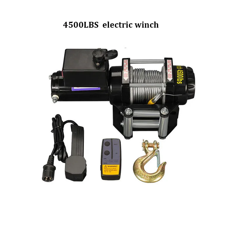 2000-4500lbs-electric-winch-for-traction-portable-winch-car-trailer-truck-off-road-with-wireless-control
