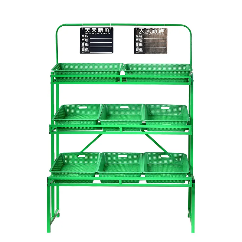Supermarket fruit rack vegetable  multi-function display rack fruit and vegetable  fruit store convenience store storage