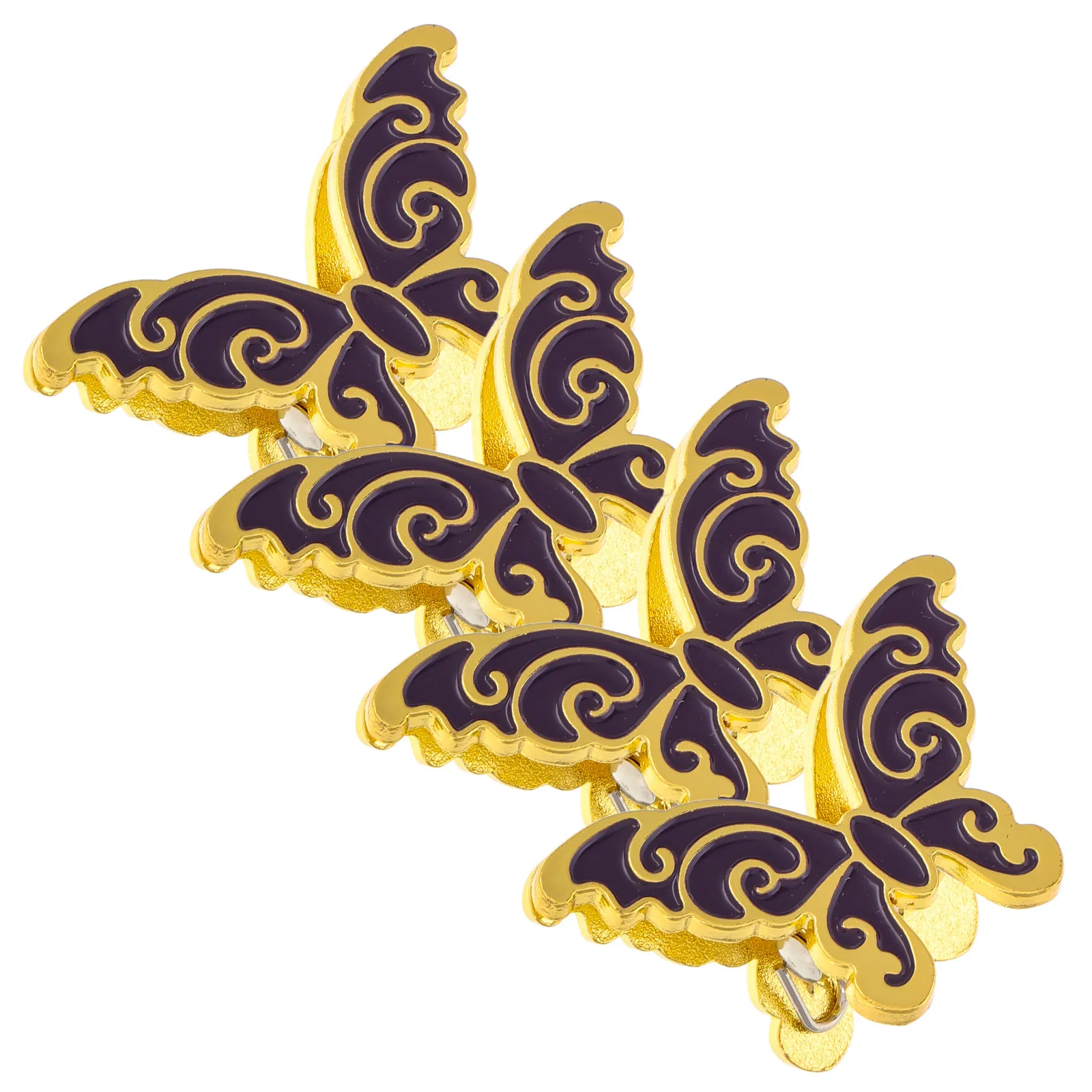

4Pcs Butterfly Shaped Metal Paper Clips Creative Document Clamps for Office School Home Use Photo Bill Exam Paper Organizer Cute