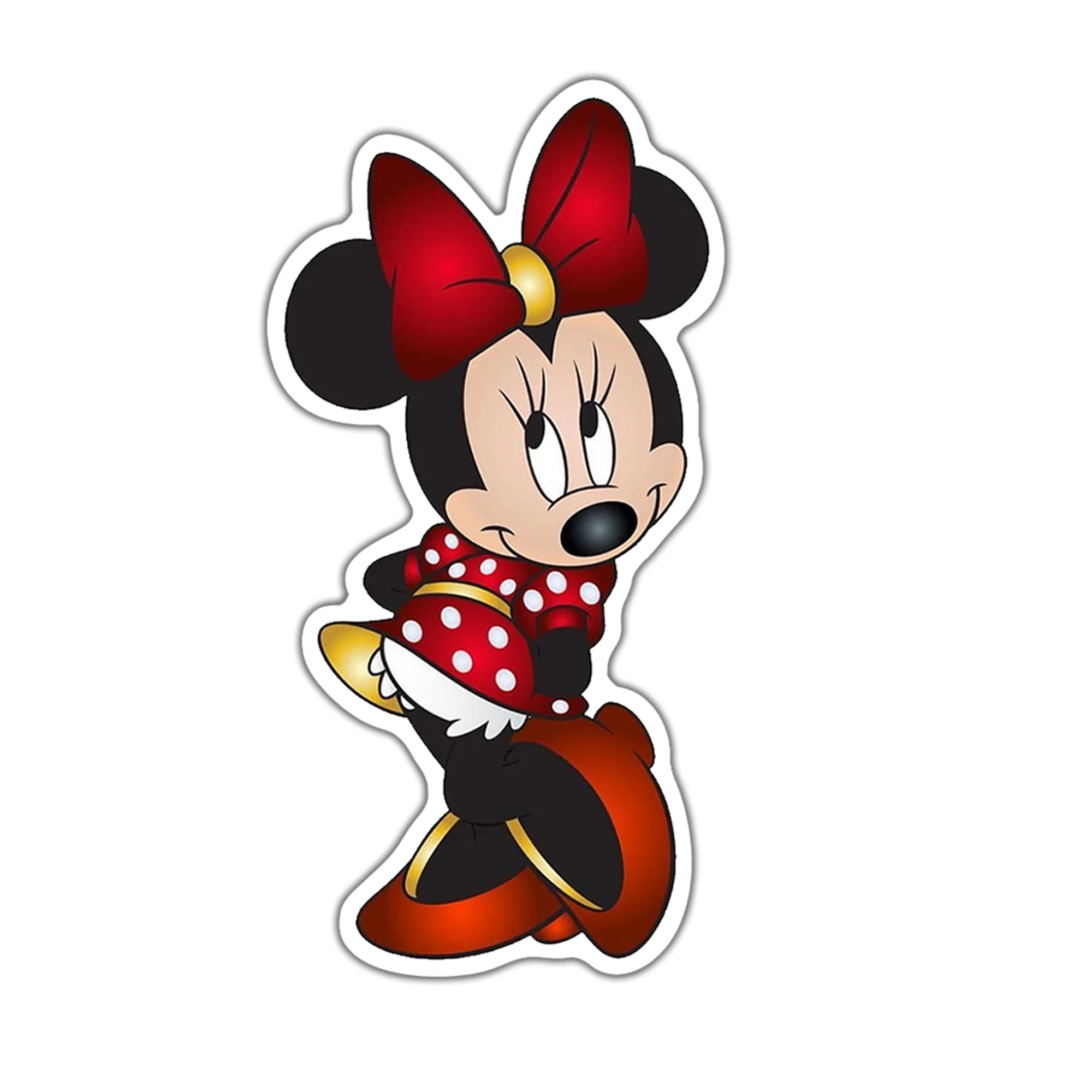 

Disney Mickey Minnie 5Pcs Flatback Planar Resin Acrylic Hair Accessories Hair Bow Embellishment Cabochon Scrapbook DIY Craft