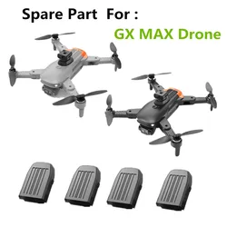 GX MAX Drone Parts Battery 3.7V 1800Mah / GPS 7.4v 3000mAh / Propeller Maple Leaf / For GX MAX Drone GX MAX Batteries