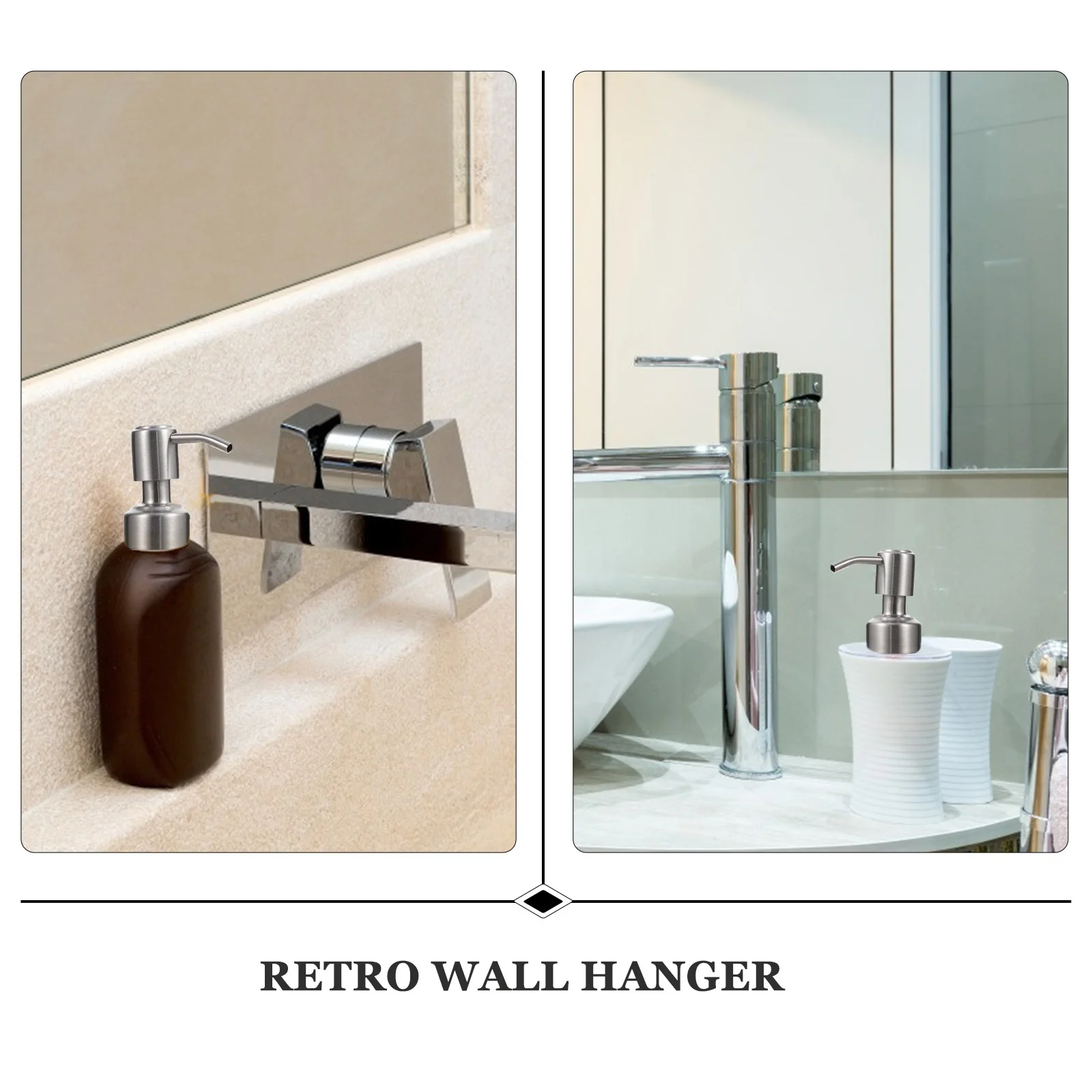 رؤوس المضخات الممتازة لموزعات الصابون السائل، رأس مضخة الزجاجة البديلة لتخزين مستحضرات التجميل ومضخات موزع الصابون #6