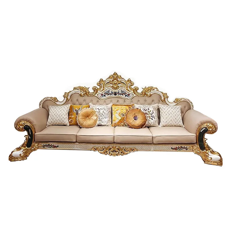 

French court style sofa European style villa mansion living room