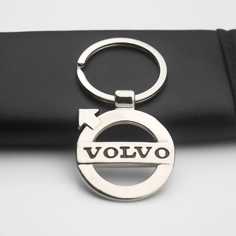 3D Metal Rope Car Badge Key Chain Decorative Keychain Ring For Volvo Xc60 Xc90 V40 V60 S60 V50 V90 S80 C40 XC40 V70 XC70 C30 S90