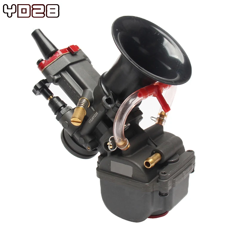 YD28 YD30 Motorcycle Carburetor Yoshimura YD-MJN28 Dual Stack Carburetor Power Up Kit For Honda Monkey ATV Quad Go Kart