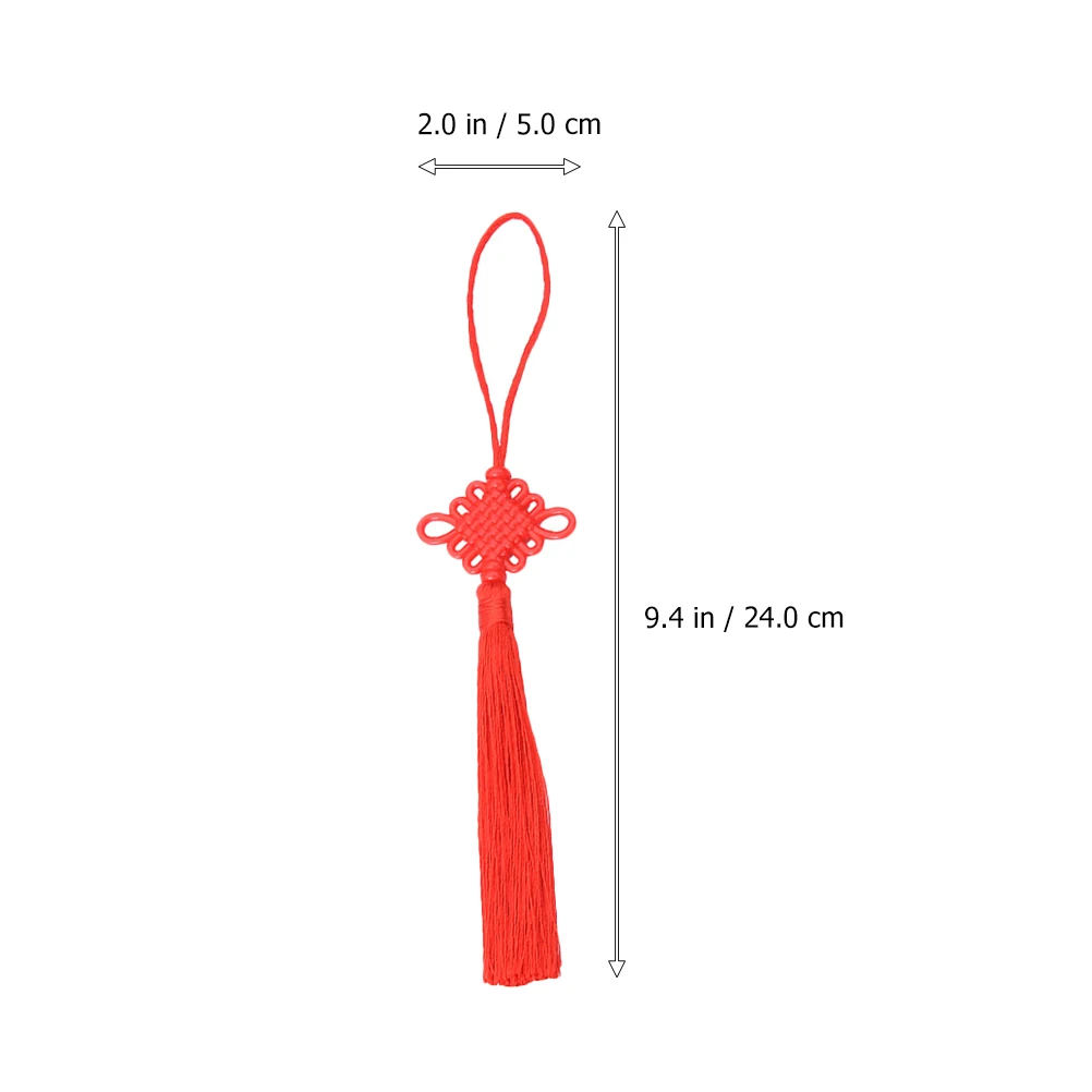 

Tassel Pendant Chinese Knot Car Crafts Lucky Hanging Pendants Automotive Interior Decorations Ornaments
