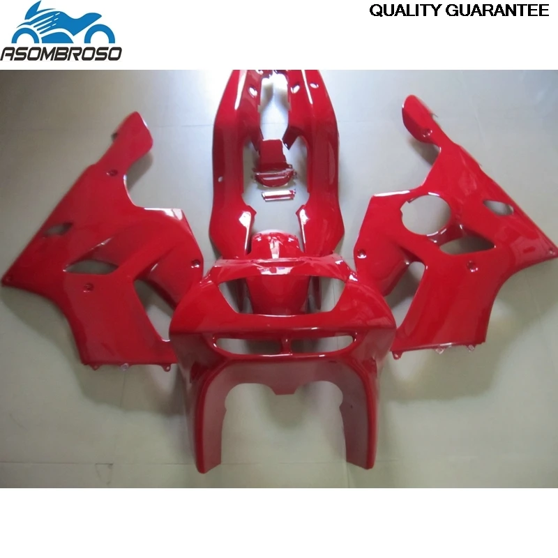 

Full Set Bodyworks For Kawasaki Ninja ZX6R Fairing Kit 1994-1997 Bright Red Plastic Fairing Set Zx6r 94 95 96 97 12