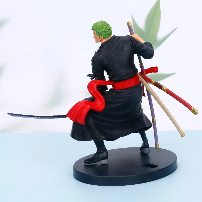 Figura de Ação One Piece Roronoa Zoro, Art King, Modelo Anime Sauron, Coleção Toy Gift, 18cm