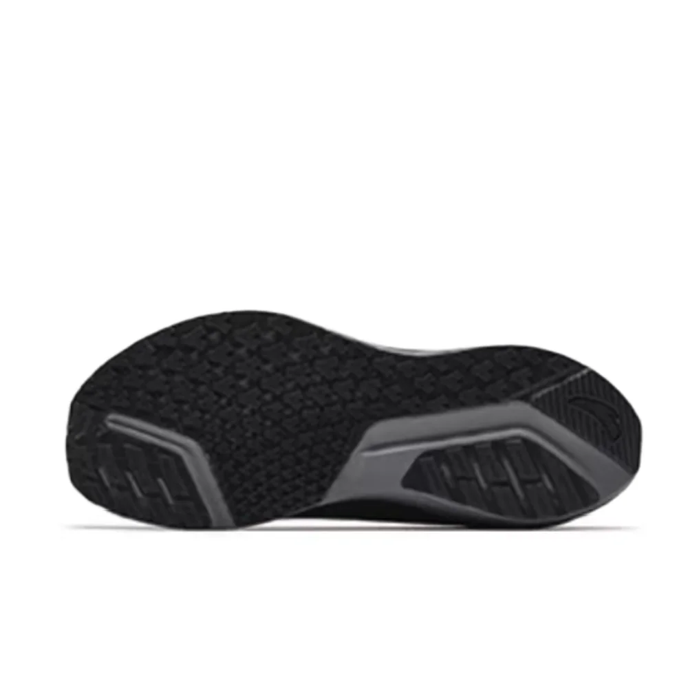 Anta Men's Travel Comfortable, Versatile, Shock-Absorbing, Non-Slip Low-Top Casual Running Shoes - Black/Yellow 112445504-5